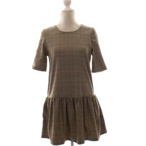BRAND NEW Glen Plaid Drop Waist Dress